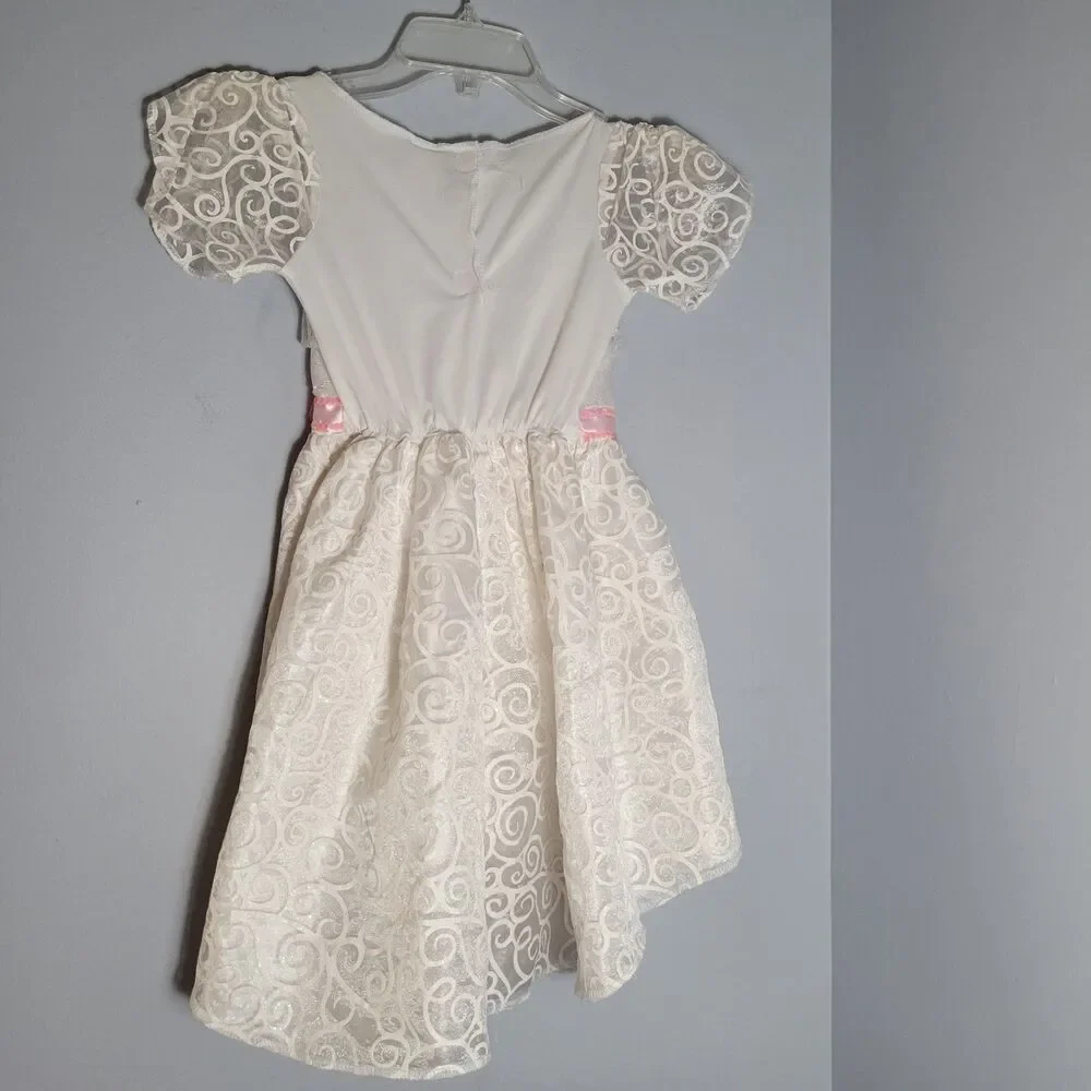 Whimsy & Wonder Sparkly Bride WEDDING DRESS Dress Up Costume Size 4-6x